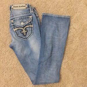 Rock revival boot cut jeans sz 25